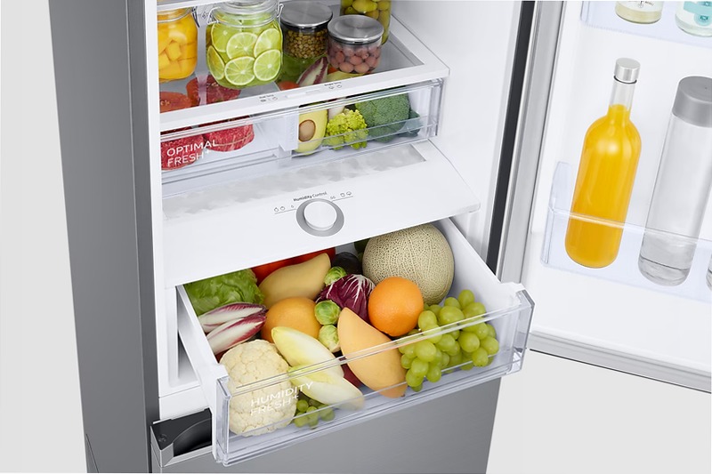 Frigorifero Combinato Samsung EcoFlex AI 2m 390L RB38C675CS9 Inox C