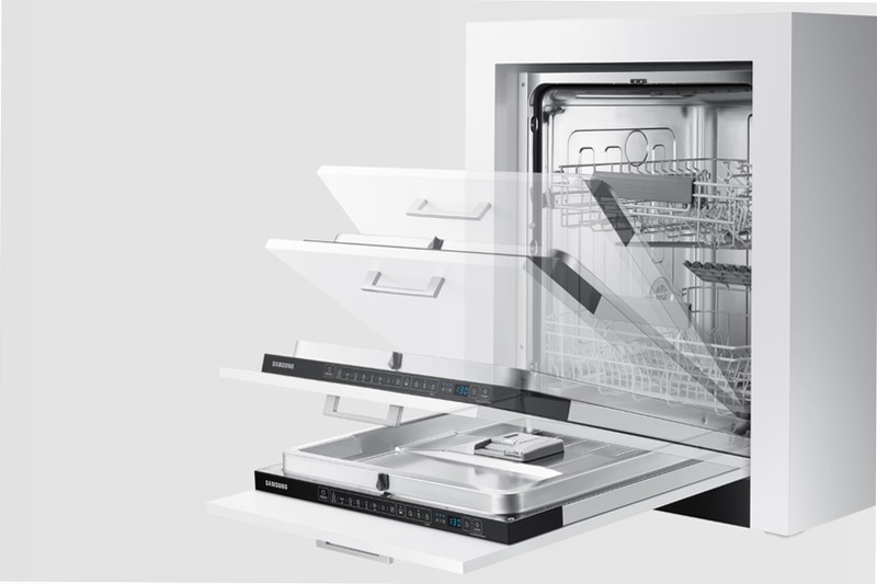 Lavastoviglie Cerniere Rototraslanti DW60A8040IB - Samsung IT C Blu Incasso