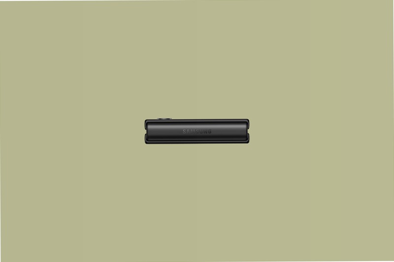 Galaxy Z Flip4 Bespoke Edition Khaki Front 256GB 8GB Nero