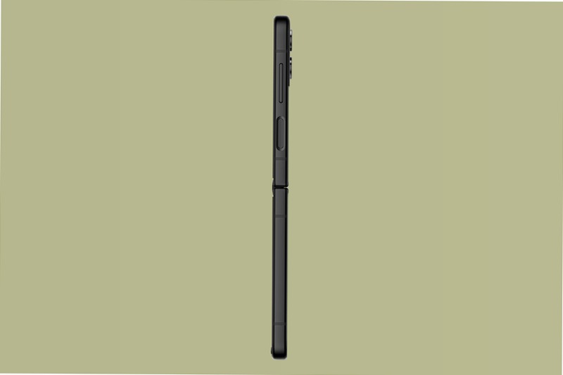 Galaxy Z Flip4 Bespoke Edition Khaki Front 256GB 8GB Nero