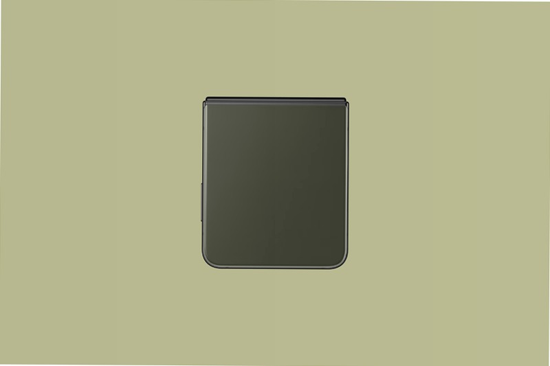 Galaxy Z Flip4 Bespoke Edition Khaki Front 256GB 8GB Nero