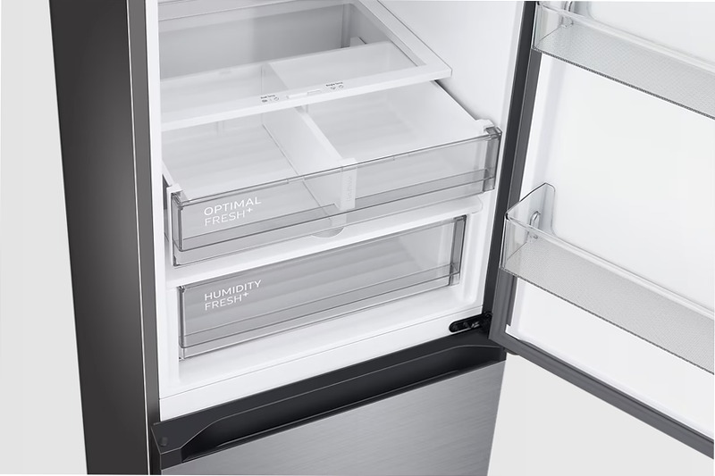 Frigorifero Combinato Samsung Bespoke AI 2m 387L RB38C7B6AS9 Argento A
