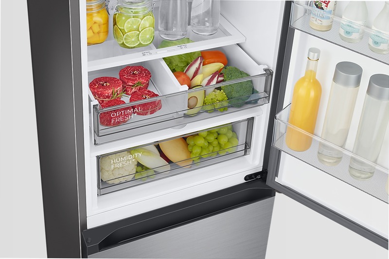 Frigorifero Combinato Samsung Bespoke AI 2m 387L RB38C7B6AS9 Argento A