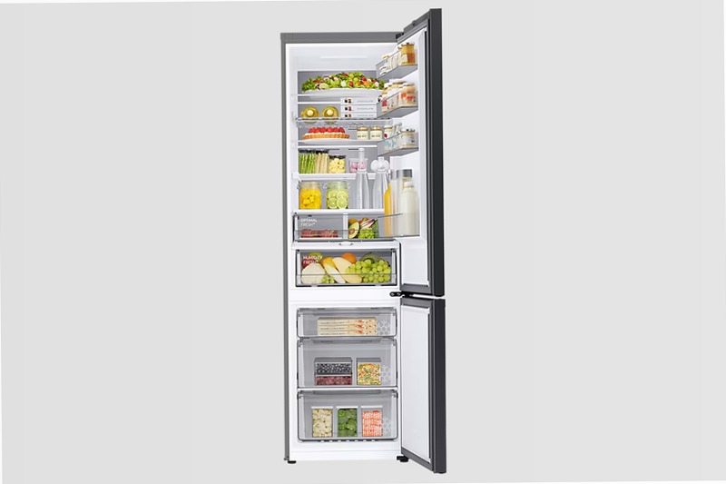 Frigorifero Combinato Samsung Bespoke AI 2m 387L RB38C7B6AS9 Argento A