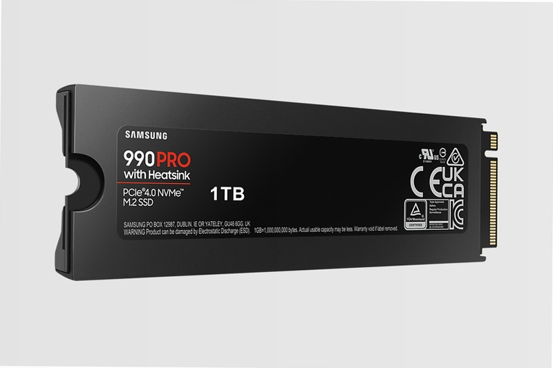 990 PRO NVMe 1TB con Dissipatore di Calore Interno