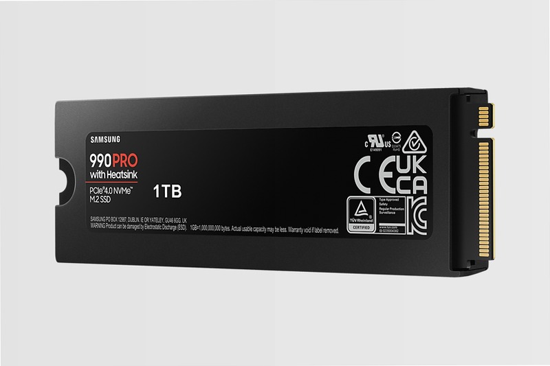 990 PRO NVMe 1TB con Dissipatore di Calore Interno