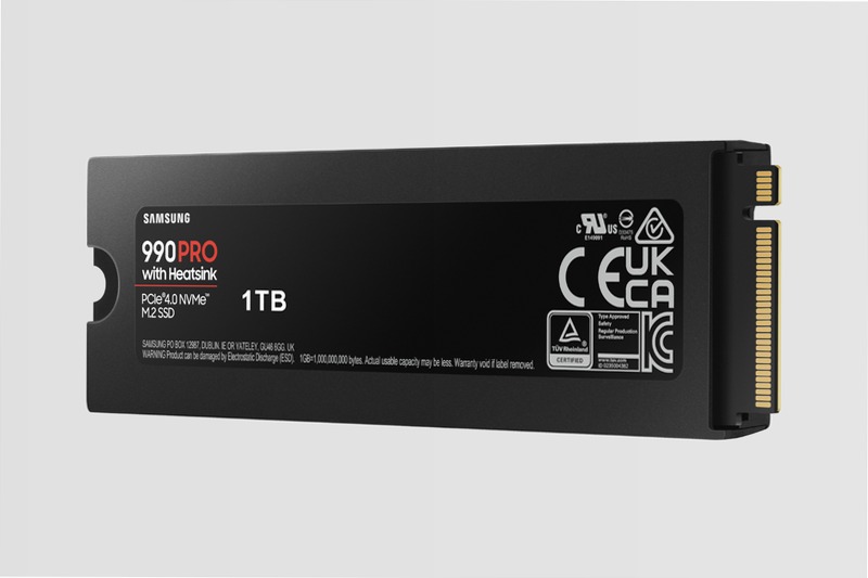 990 PRO NVMe 1TB con Dissipatore di Calore 7450MB/s 7450MB/s
