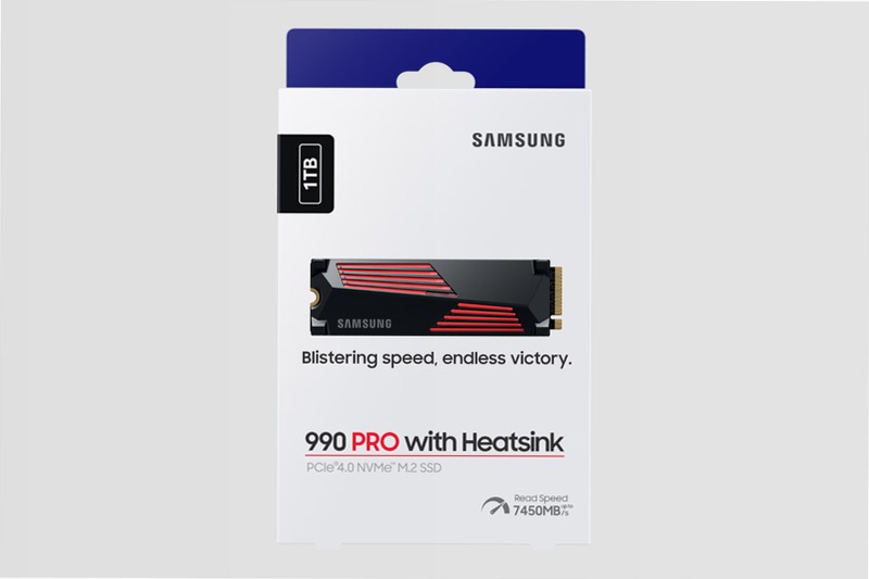 990 PRO NVMe 1TB con Dissipatore di Calore 7450MB/s 7450MB/s