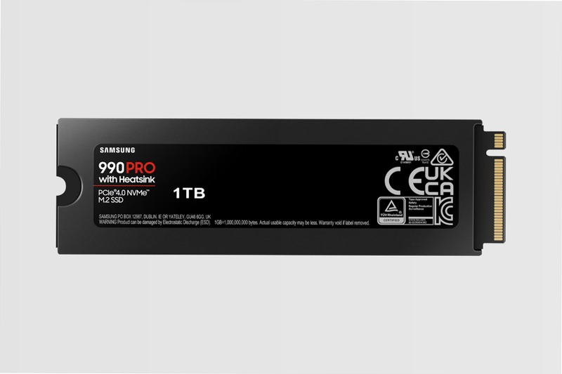 990 PRO NVMe 1TB con Dissipatore di Calore 7450MB/s 7450MB/s
