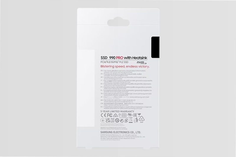 990 PRO NVMe 1TB con Dissipatore di Calore Interno