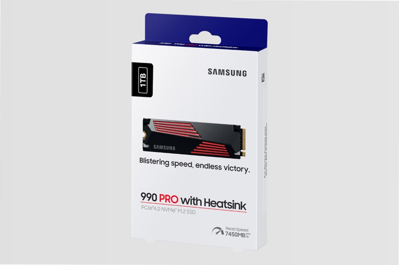 990 PRO NVMe 1TB con Dissipatore di Calore 7450MB/s 7450MB/s
