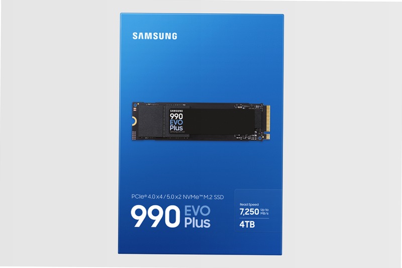 990 EVO Plus NVMe M.2 SSD 4TB PCIe 4.0 7250MB/s 7250MB/s