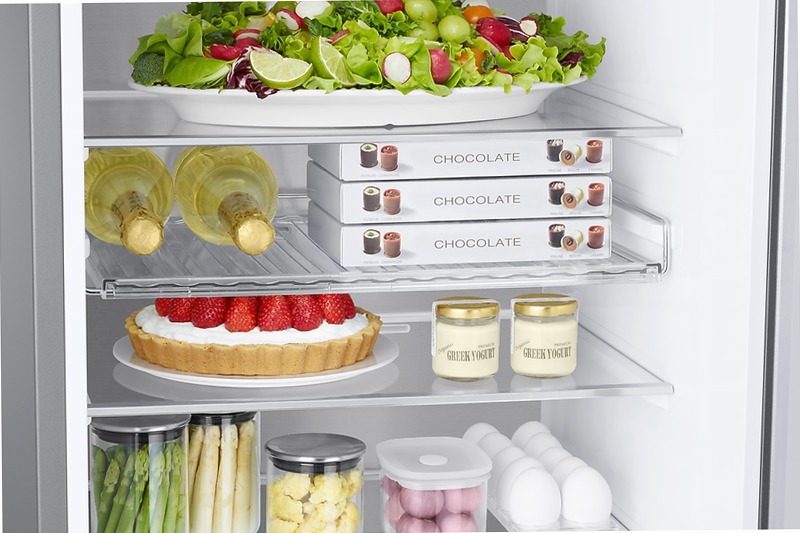 Frigorifero Combinato Samsung EcoFlex AI 2m 390L RB38C775CS9 Inox C