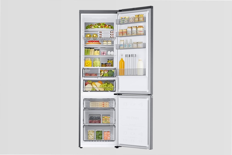 Frigorifero Combinato Samsung EcoFlex AI 2m 390L RB38C775CS9 Inox C