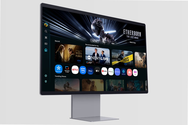 Smart Monitor M9 - UHD Flat 32" QD-OLED Argento OLED