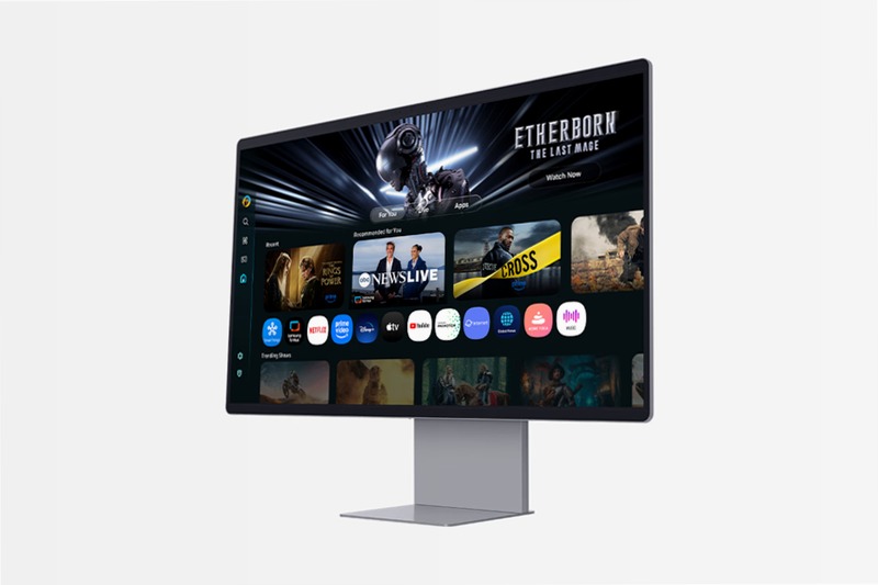 Smart Monitor M9 - UHD Flat 32" QD-OLED Argento OLED