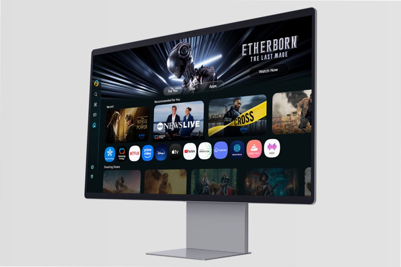 Smart Monitor M9 - UHD Flat 32" QD-OLED Argento OLED