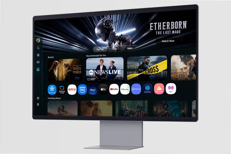 Smart Monitor M9 - UHD Flat 32" QD-OLED Argento OLED