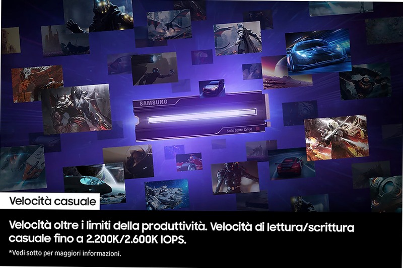 9100 PRO NVMe con dissipatore di calore SSD interno 4TB PCIe 5.0