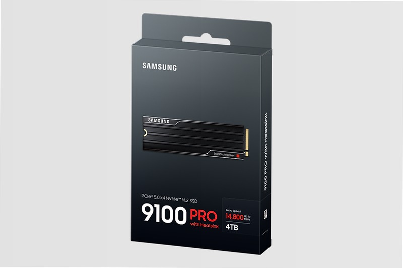 9100 PRO NVMe con dissipatore di calore SSD interno 4TB PCIe 5.0