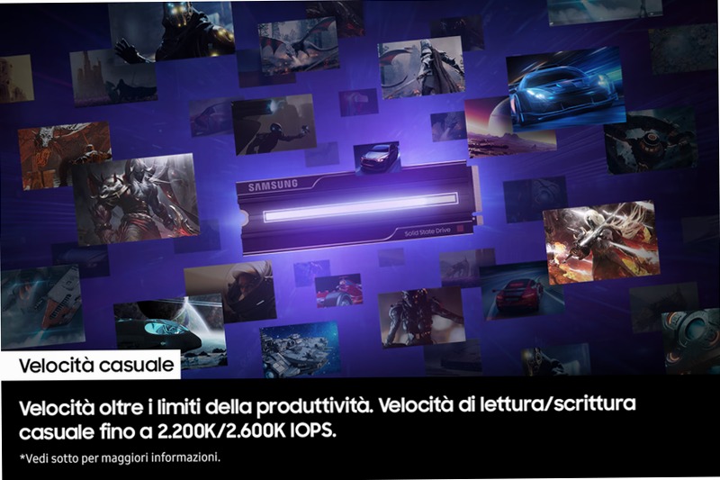 9100 PRO NVMe con dissipatore di calore - Prestazioni senza pari PCIe 5.0