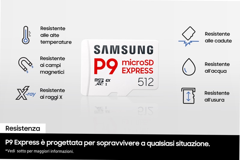 P9 Express microSD Memory Card 512 GB 512GB