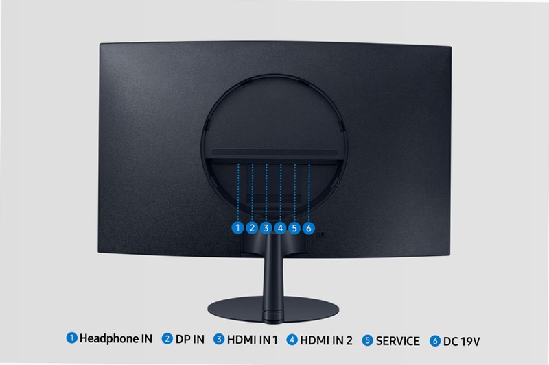 Monitor Curvo Serie S39C da 32'' Full HD Nero VA