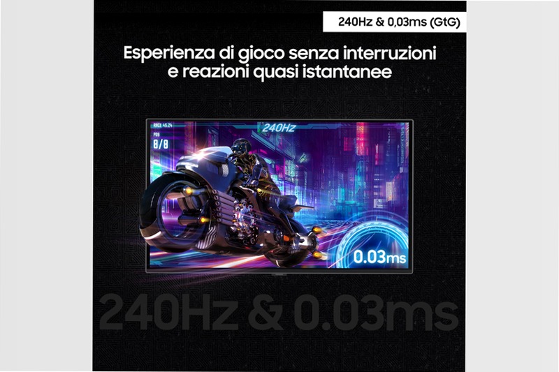 Monitor Gaming Odyssey OLED G6 27" Argento