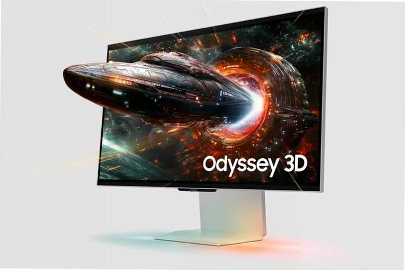 Monitor Gaming Odyssey 3D - G90XF da 27" UHD Flat Argento IPS