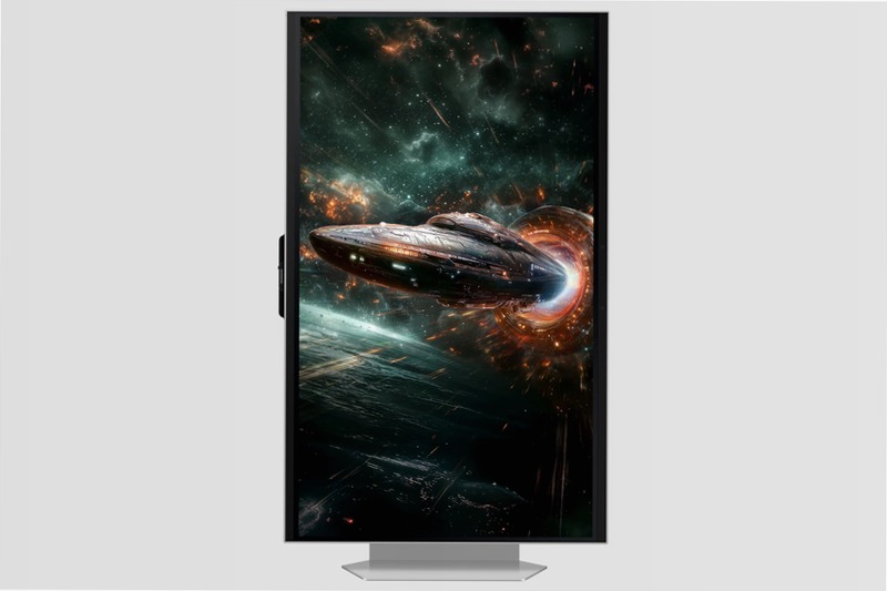 Monitor Gaming Odyssey 3D - G90XF da 27" UHD Flat Argento IPS