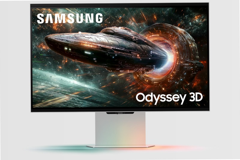 Monitor Gaming Odyssey 3D - G90XF da 27" UHD Flat Argento IPS