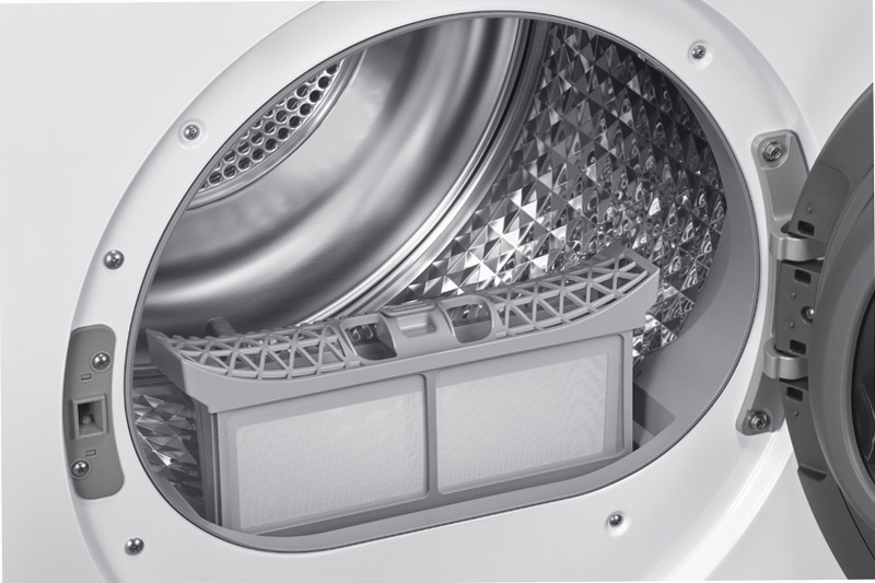 Asciugatrice Samsung Crystal EcoDry 9 Kg 9kg C Bianco