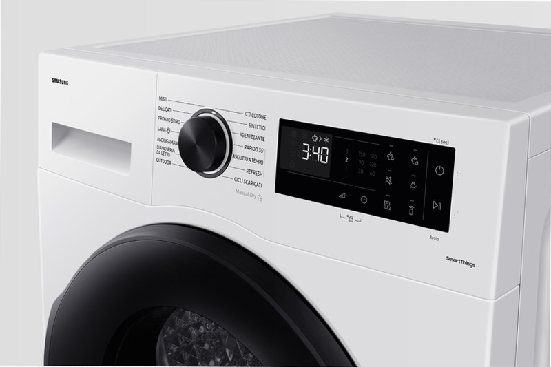 Asciugatrice Samsung Crystal EcoDry 9 Kg 9kg C Bianco