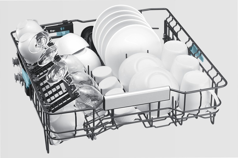 Lavastoviglie Samsung Serie 80 AI Sliding DW80H73QAI0 A 14 Bianco Incasso