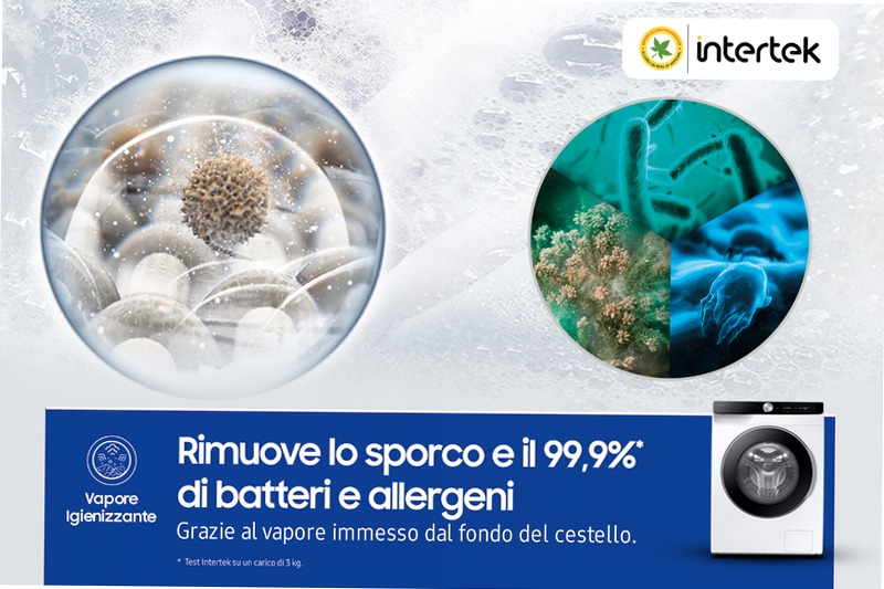Lavatrice Samsung AI Control Ecodosatore 11Kg Bianco