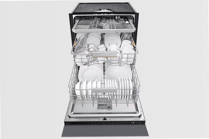 Lavastoviglie Samsung Serie 6 JetClean Sliding DW60DG770I00 B 14 Bianco Incasso