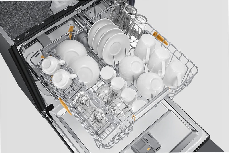 Lavastoviglie Samsung Serie 6 JetClean Sliding DW60DG770I00 B 14 Bianco Incasso
