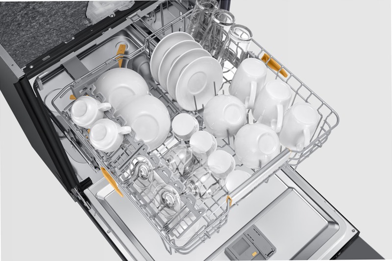 Lavastoviglie Samsung Serie 6 JetClean Sliding DW60DG770I00 B 14 Bianco Incasso