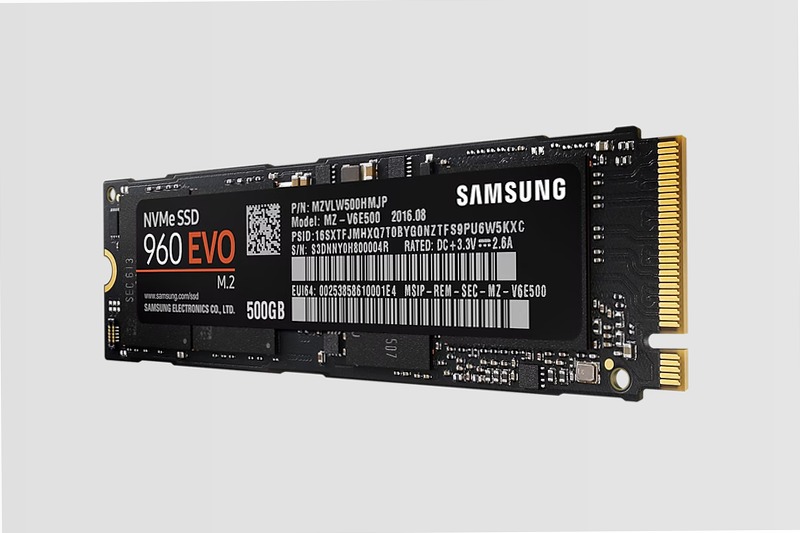 Samsung SSD 960 EVO M.2 NVMe 500GB PCIe 3.0