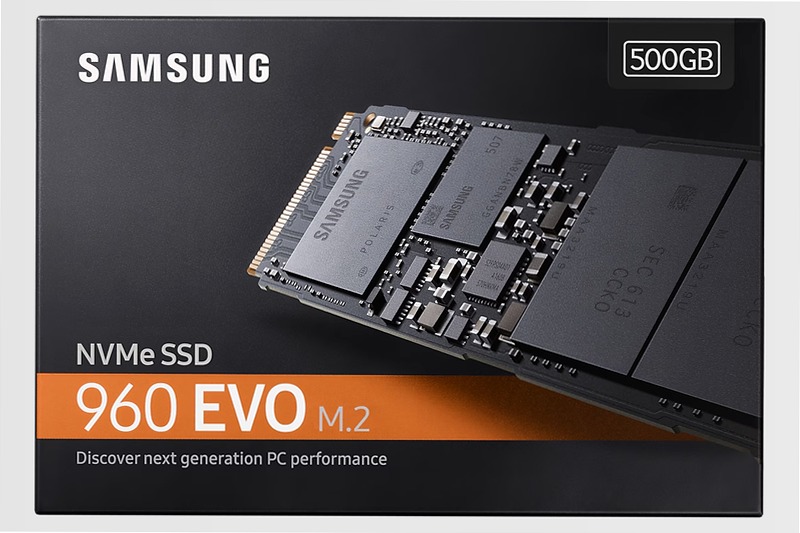 Samsung SSD 960 EVO M.2 NVMe 500GB PCIe 3.0