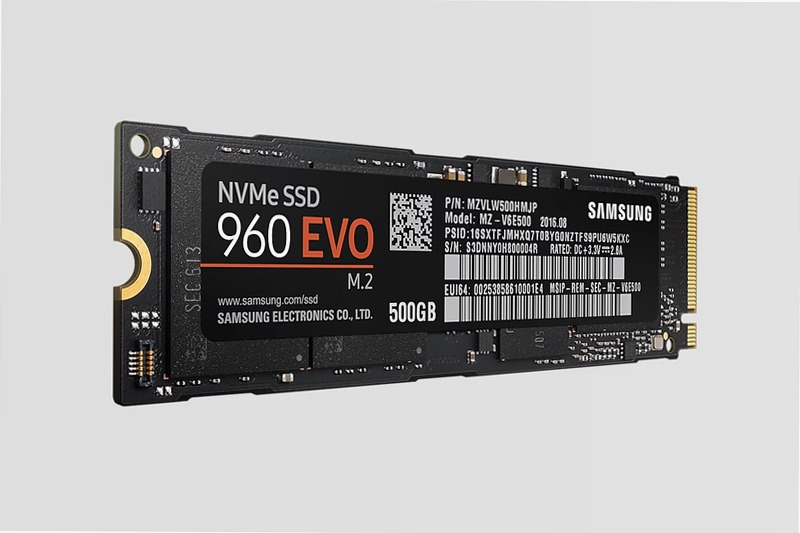Samsung SSD 960 EVO M.2 NVMe 500GB PCIe 3.0