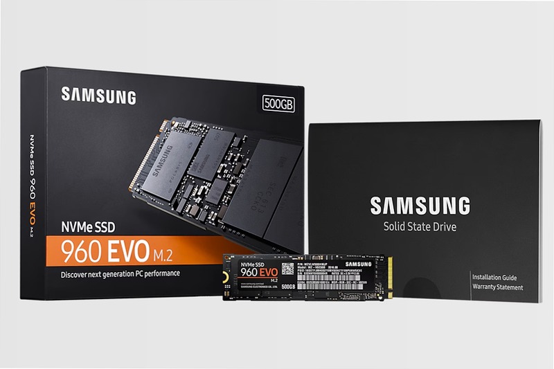 Samsung SSD 960 EVO M.2 NVMe 500GB PCIe 3.0