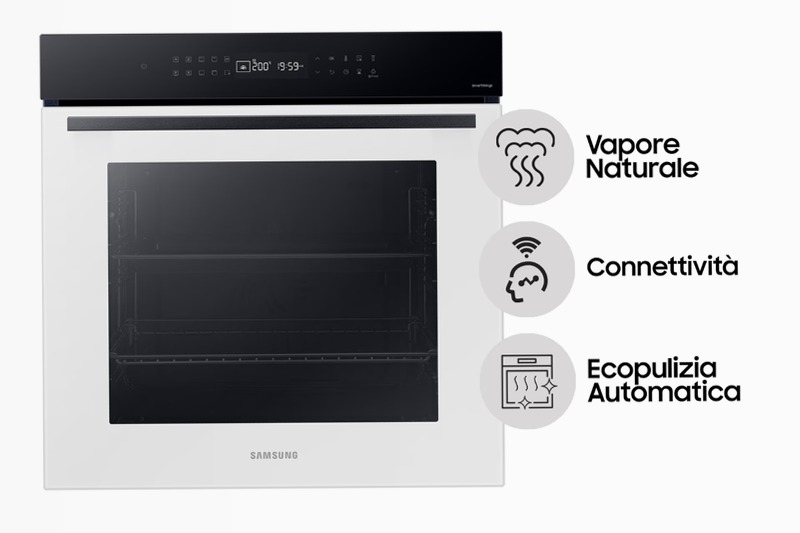 Forno Multifunzione Samsung Serie 4 NV7B4040VBW 76 A Bianco