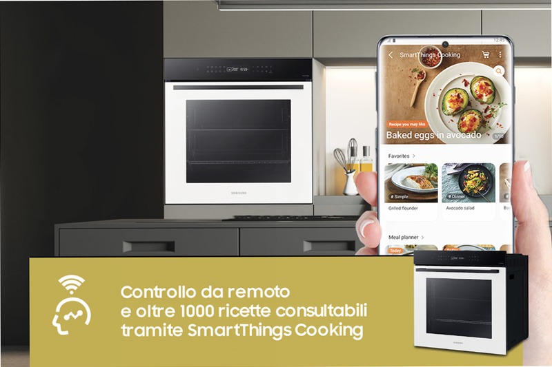 Forno Multifunzione Samsung Serie 4 NV7B4040VBW 76 A Bianco