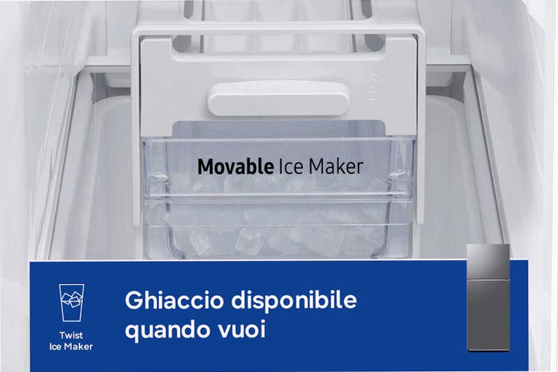 Frigorifero Doppia Porta Samsung EcoFlex AI 415L E