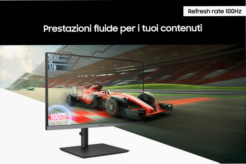 Monitor LED S43UF da 27" Full HD - Samsung Italia Nero IPS