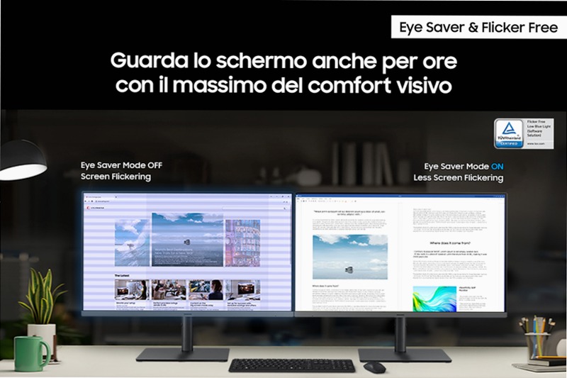 Monitor LED S43UF da 27" Full HD - Samsung Italia Nero IPS