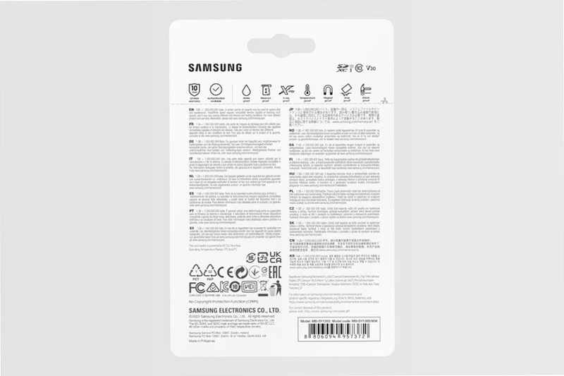 Samsung PRO Ultimate SD Card - 128GB