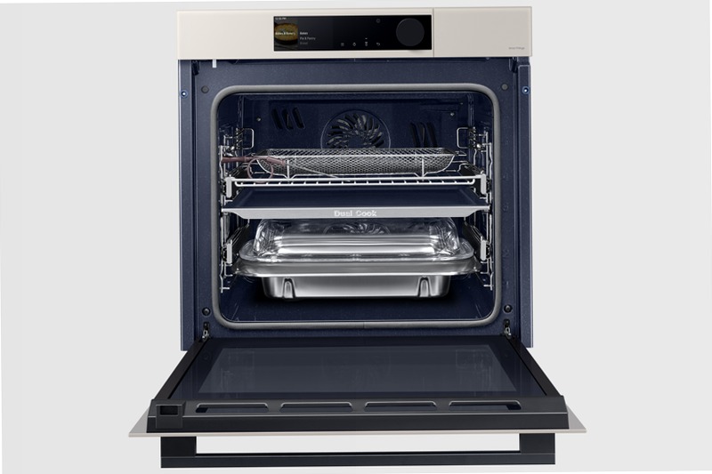 Forno BESPOKE Vapore Dual Cook Steam Serie 6 76 A Beige