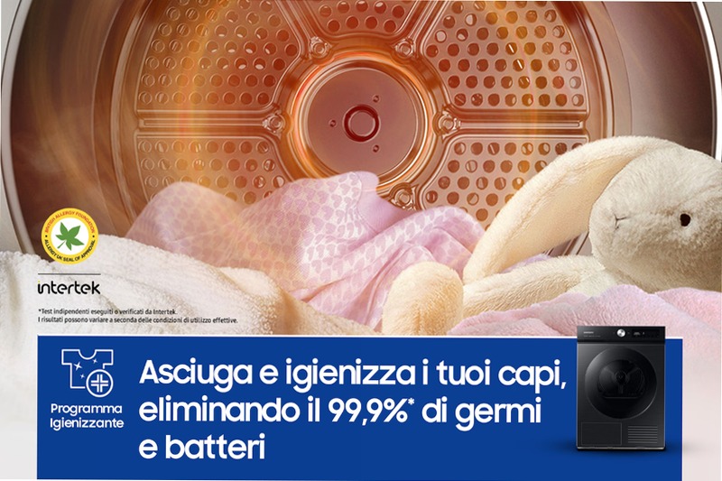 Asciugatrice Bespoke AI™ QuickDry 9Kg DV90BB7445GB C Nero